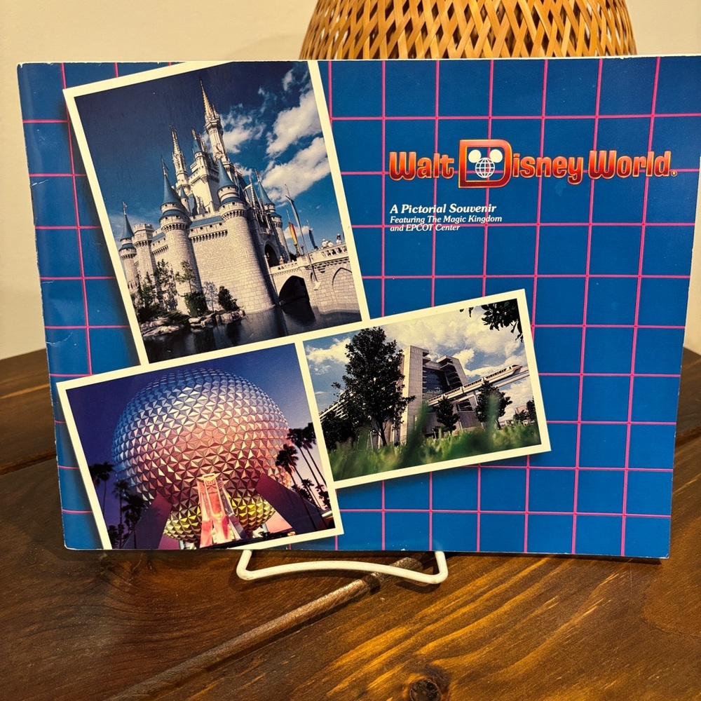 Walt Disney World 1984 A Pictorial Souvenir Magic Kingdom Epcot: Signed!
